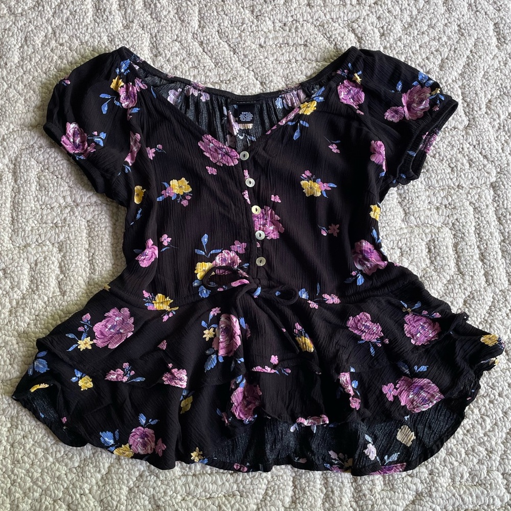 Rue 21 Off The Shoulder Floral Blouse